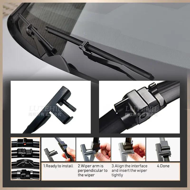 Pour mercedes-benz classe C W204 2009-2012 2010 2011 balais d'essuie-glace avant pare-brise brosse d