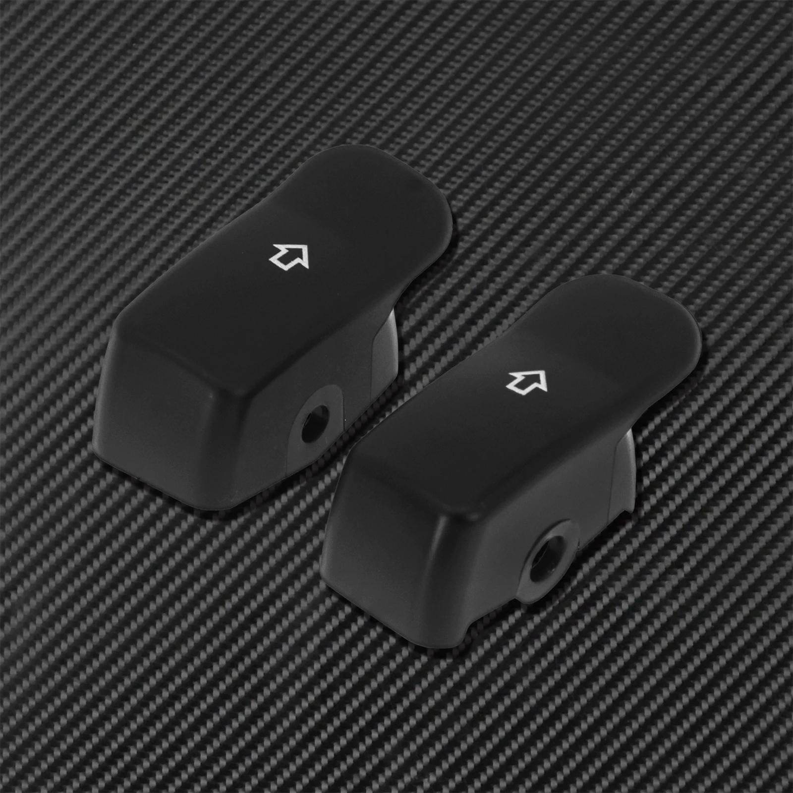 Capuchon d'extension de clignotant de moto, couvercle étendu de bouton de commutation noir pour Harl