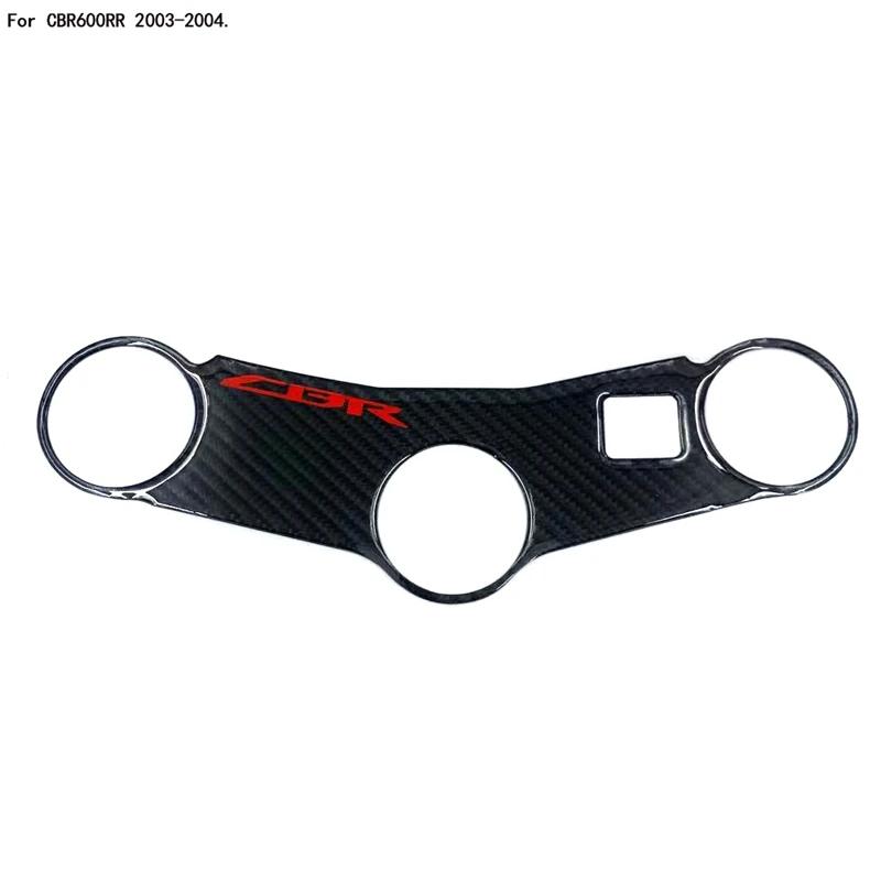 Pour Honda CBR600 CBR400 F4 F4i 99-07 06 fibre de carbone 3D Triple arbre décalcomanie Pad pince sup