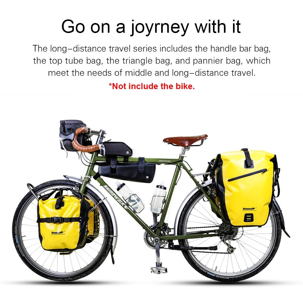Bal inowalk-Ensemble de sacs de vélo pour voyage longue distance, sac de vélo étanche, sacoche de gu