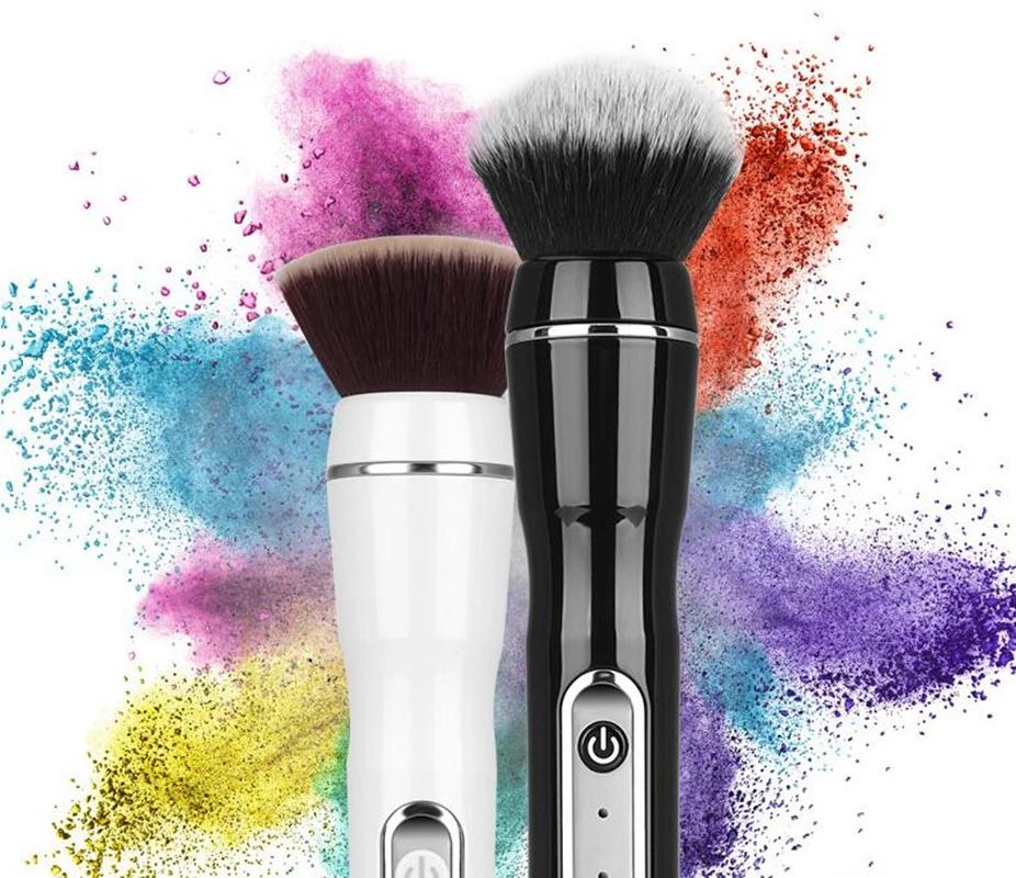 Pinceau de maquillage rotatif automatique, pinceau de maquillage électrique, fard à joues liquide et