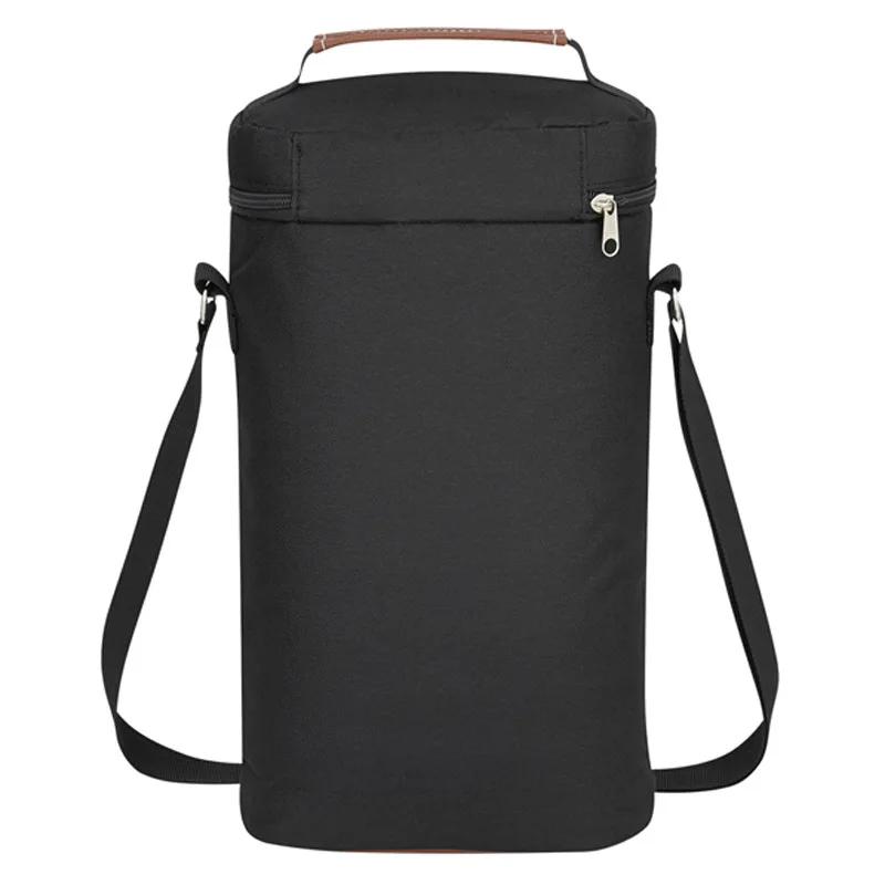 Sac isotherme pour bouteille de vin isotherme souple, bouteille thermique à 2 clics, sac d'extérieur