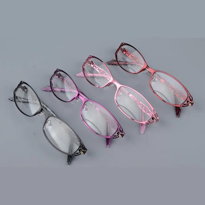 BCLEAR – monture de lunettes optiques pour femmes, monture de lunettes ajourée dorée avec fleur
