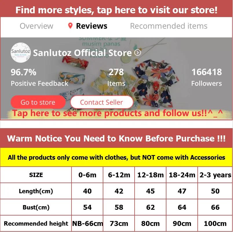 Sanlutoz – body en coton pour bébé garçon, vêtements pour nouveau-né à la mode, vêtements d'été à ma