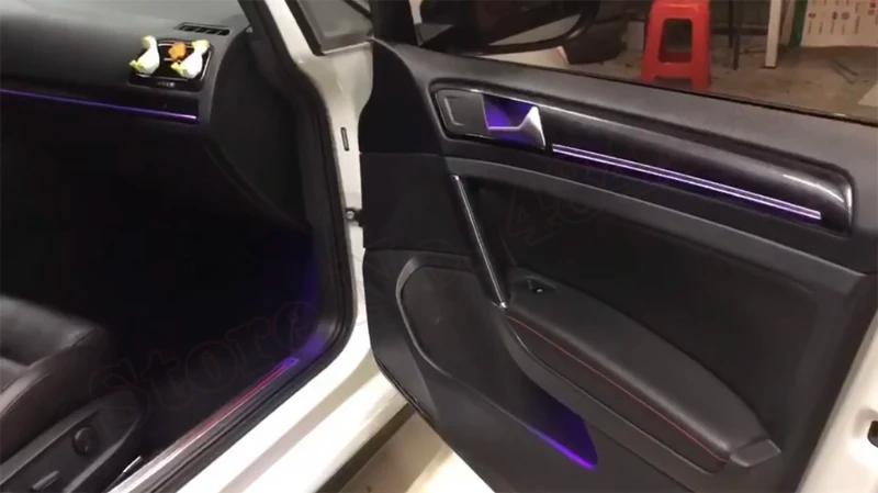 Kit de 10/30 couleurs pour Volkswagen Golf 7 GOLF 7.5 MK7 2015-2021, éclairage d'ambiance décoratif 