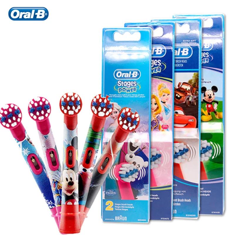 Têtes de brosse de rechange Oral B originales dessin animé pour Oral B enfants brosse à dents électr