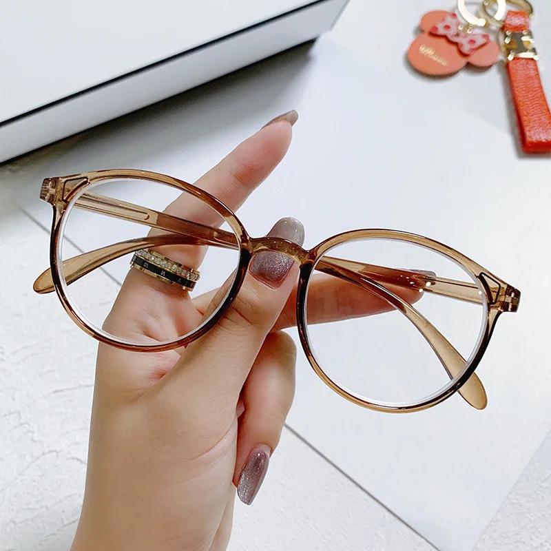 Nouvelles lunettes d'ordinateur anti-lumière bleue pour femmes et hommes, monture PC, lunettes ronde