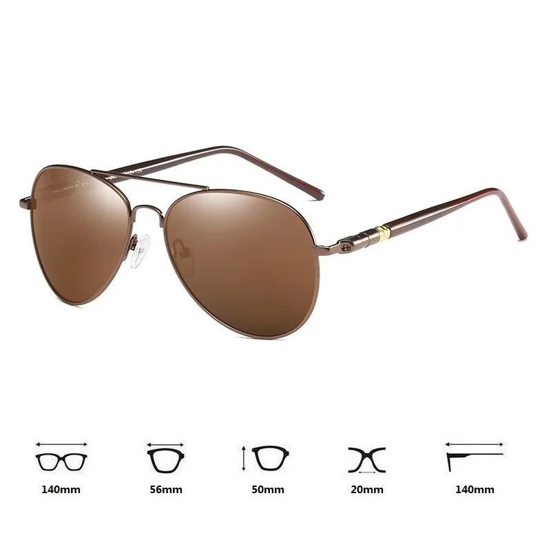 Lunettes de soleil polarisées de luxe pour hommes et femmes, lunettes de soleil de conduite de marqu