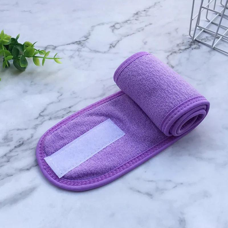 Bandes de tête réglables large bandeau Yoga Spa bain douche maquillage lavage visage bandeau cosméti