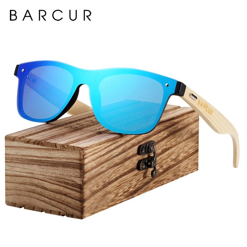 BARCUR lunettes en bois noir noyer lunettes de soleil accessoires lunettes femme/homme lunettes de s