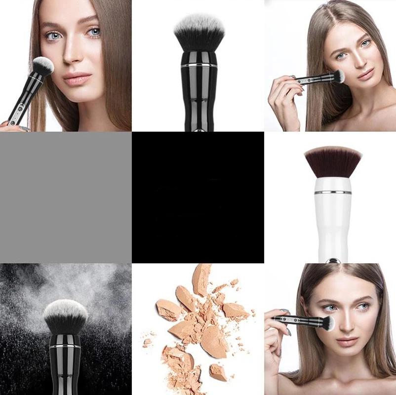 Pinceau de maquillage rotatif automatique, pinceau de maquillage électrique, fard à joues liquide et