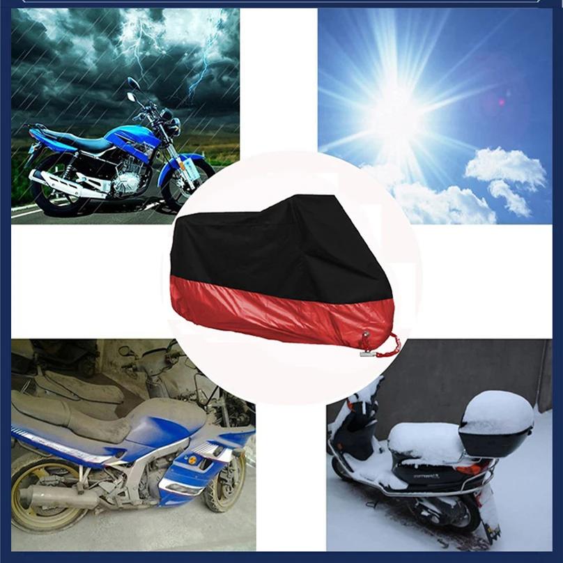 190T noir bleu Design imperméable moto couvre moteurs poussière pluie neige UV protecteur couverture
