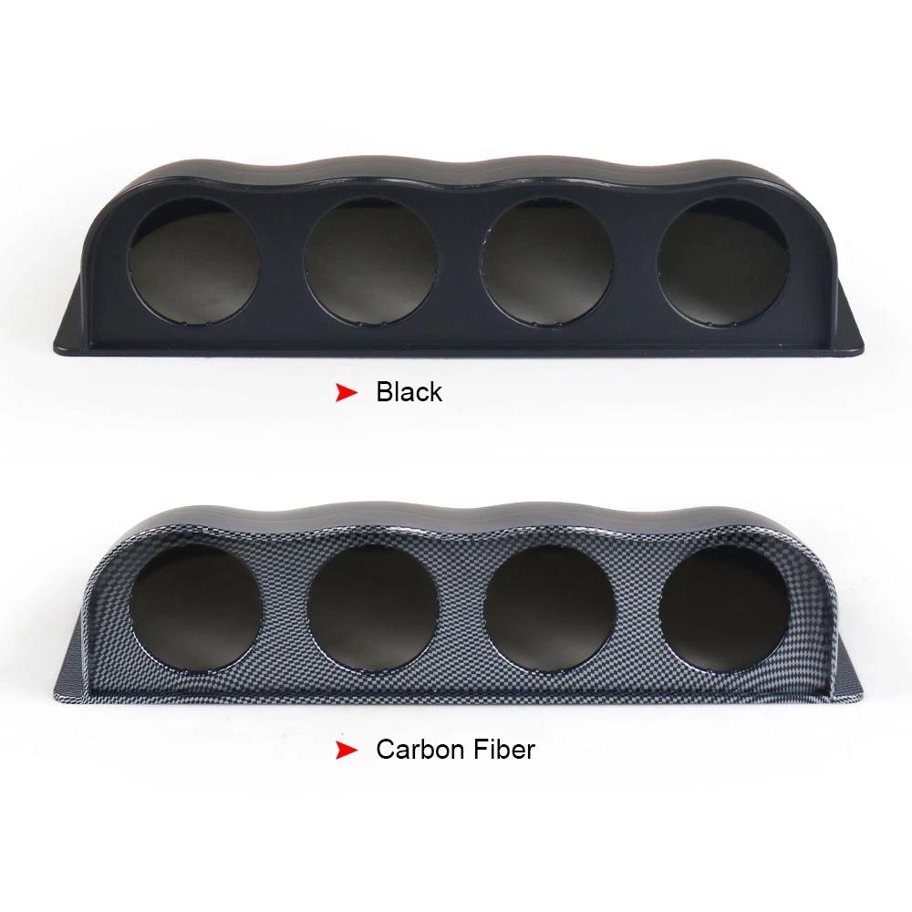 Tableau de bord universel de course, 2 pouces, 52MM, 4 trous, support de jauge Quad, Pod ABS, tablea