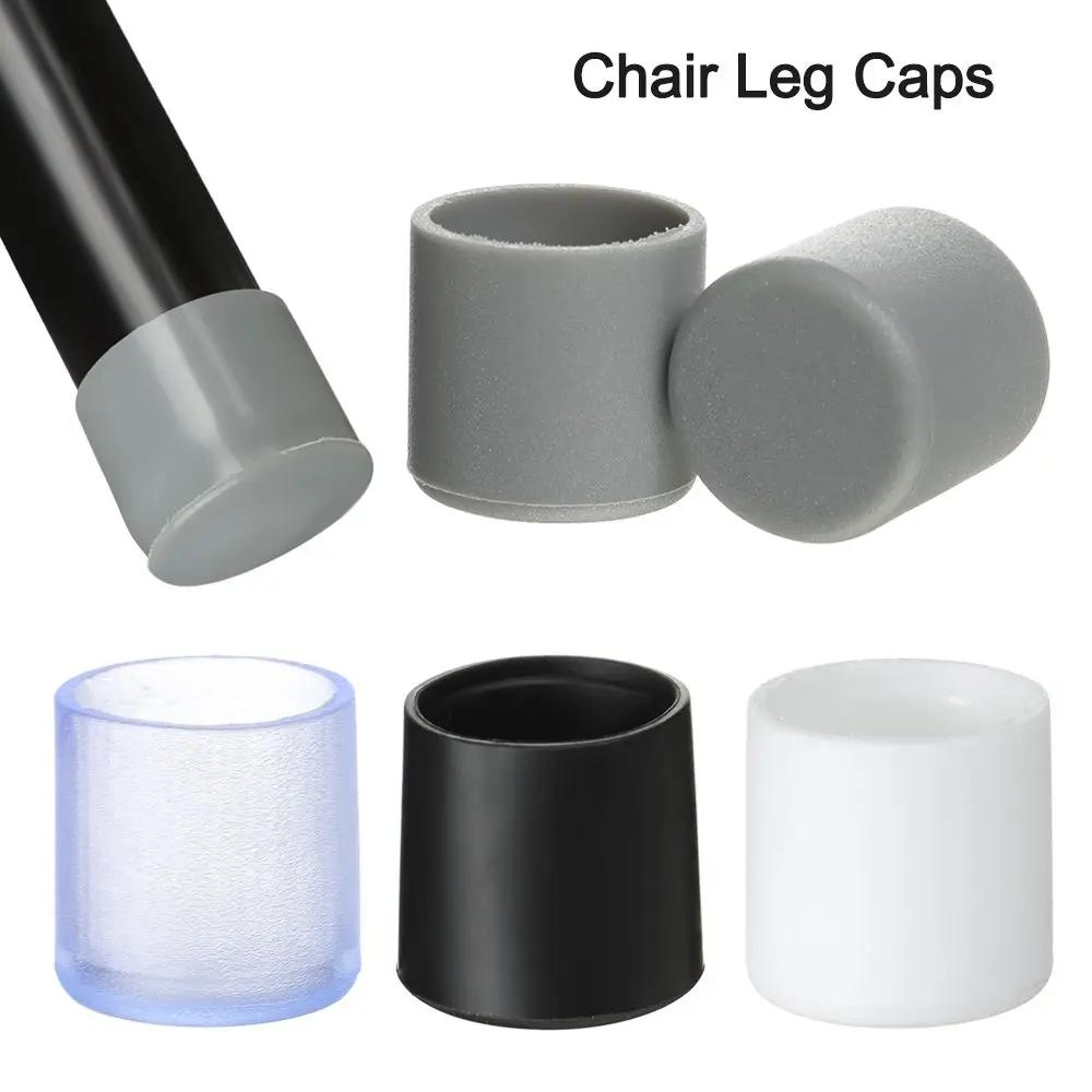 Coussinets en silicone coordonnants pour pieds de chaise en PVC, housses rondes astronomiques, prote