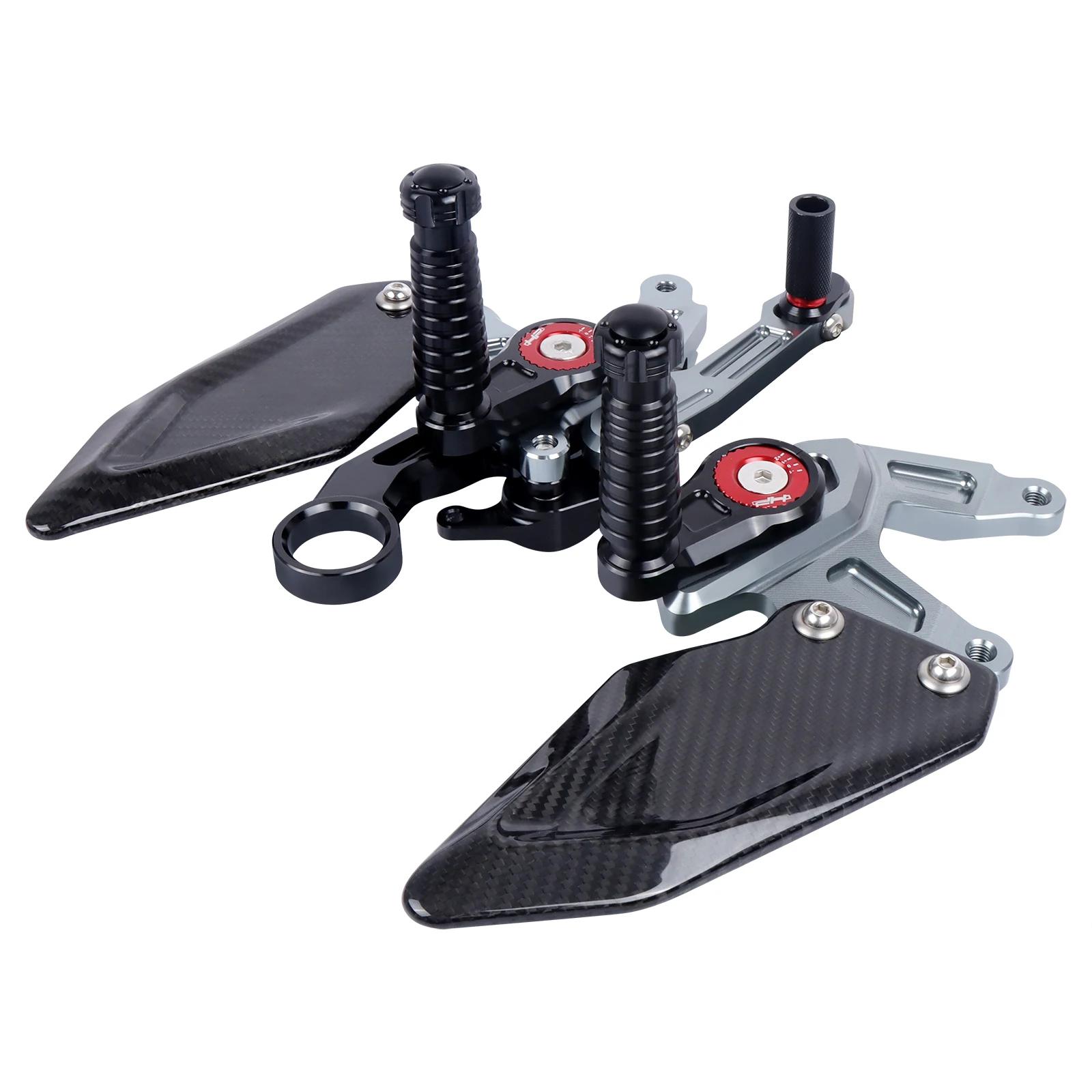 Repose-pieds réglables en fibre de carbone pour moto BMW S1000RR S 1000 RR 2015-2018