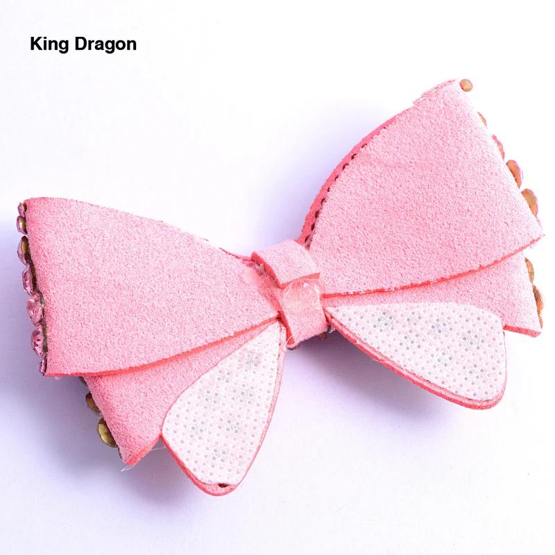 Nouveauté nœud papillon perlé broderie Patch patchs de bande dessinée pour chapeaux sac Badges Appli