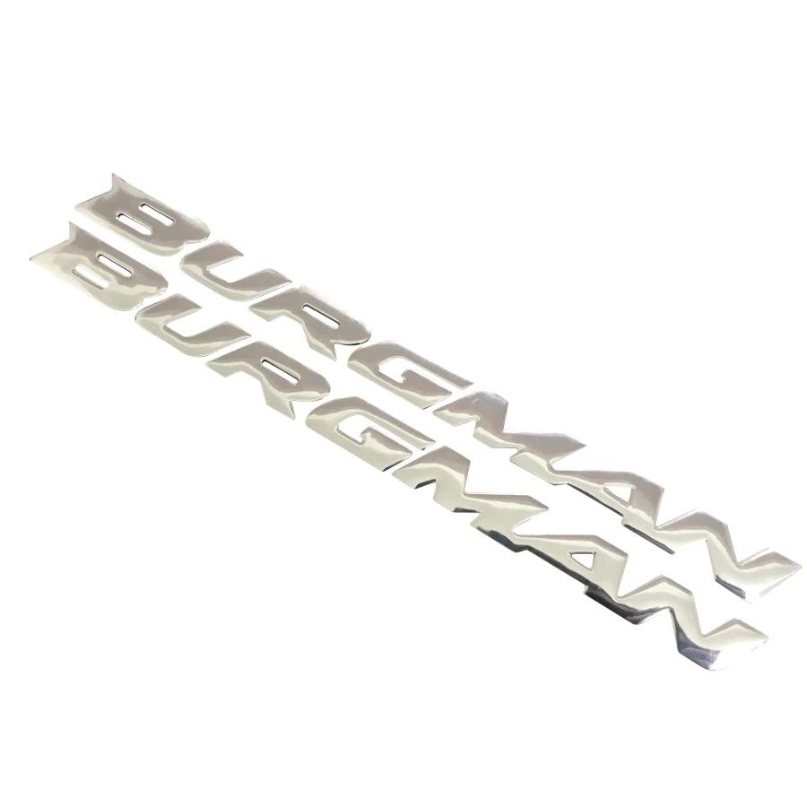 Yecnecty 1 ensemble 3D Chrome moto emblème Badge décalcomanies Scooter autocollants réfléchissants p