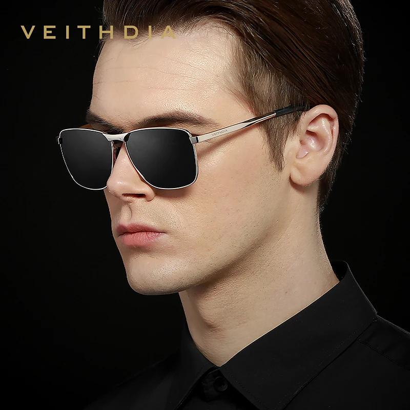 Lunettes de soleil de sport vintage pour hommes de la marque VEITHDIA, verres polarisés UV400, acces