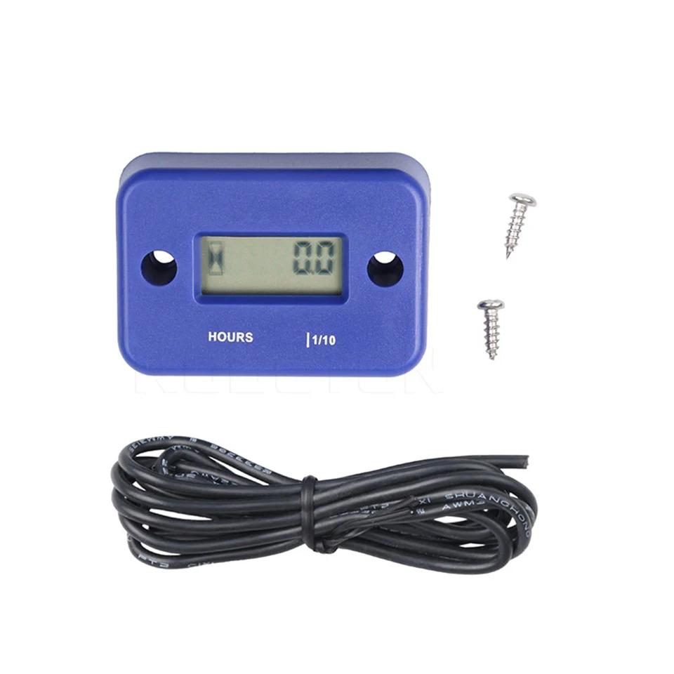 Compteur horaire numérique à écran LCD étanche, minuterie inductive pour vélo, moto, motoneige RL, m