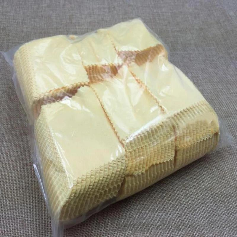 Chiffon de nettoyage pour lunettes de soleil, Portable, pur, 100 pièces/paquet, 6x8CM, pour écran de