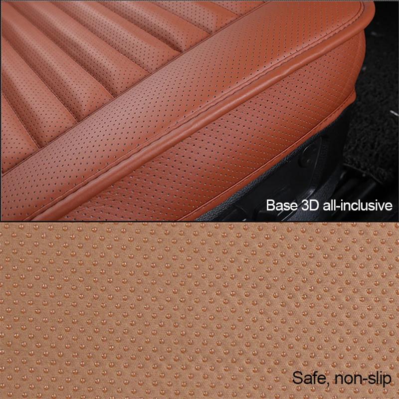 Juste de siège de voiture en cuir, intérieur, coussin, protecteur, polymères, universel, tapis, acce