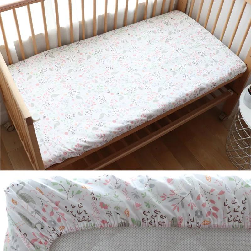 Bébé Drap housse Pour nouveau-Né de Coton Doux Drap de Lit Berceau Pour Enfants Housse de Matelas Pr