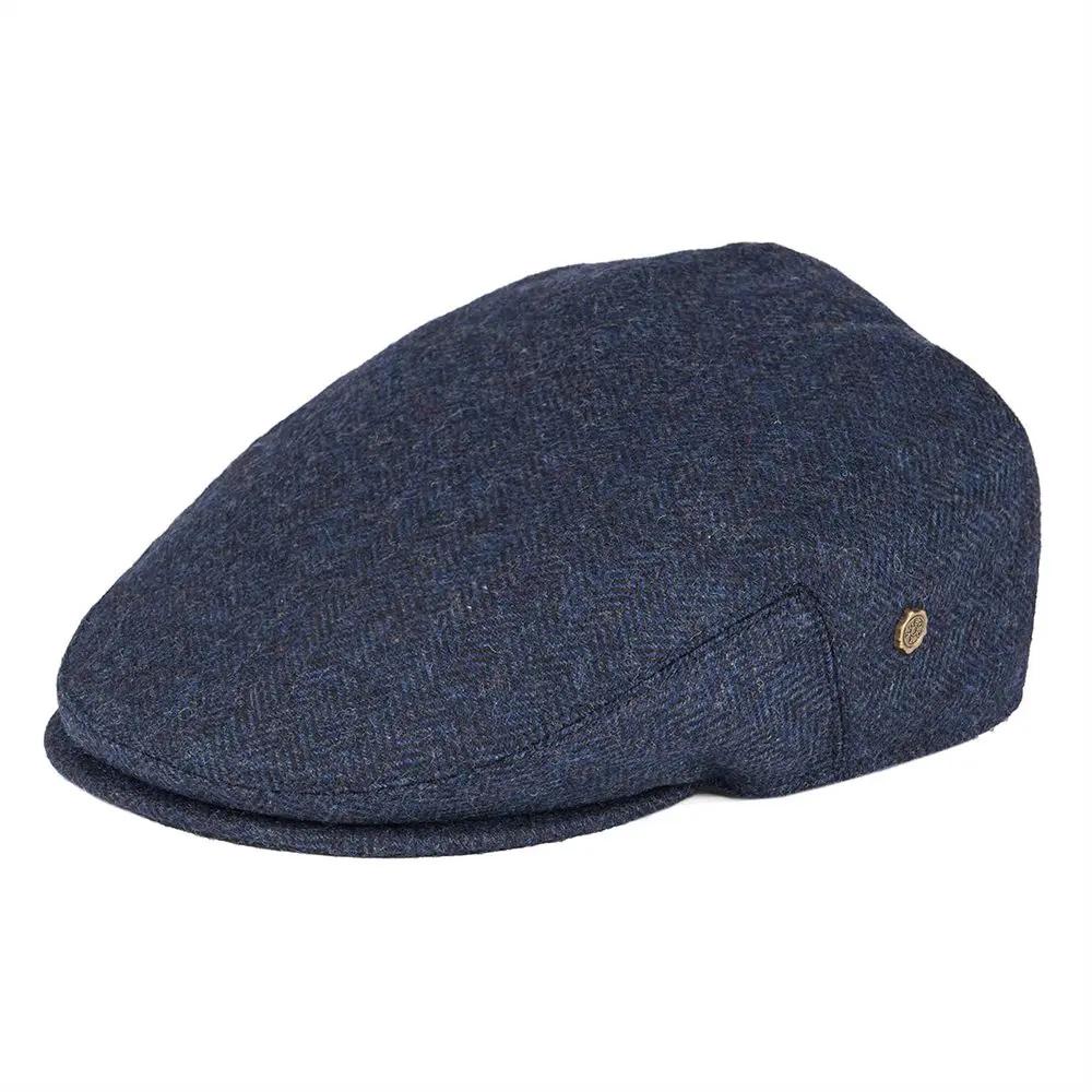 VOBOOM laine Tweed chevrons casquette irlandaise pour hommes femmes béret Cabbie pilote chapeau Golf