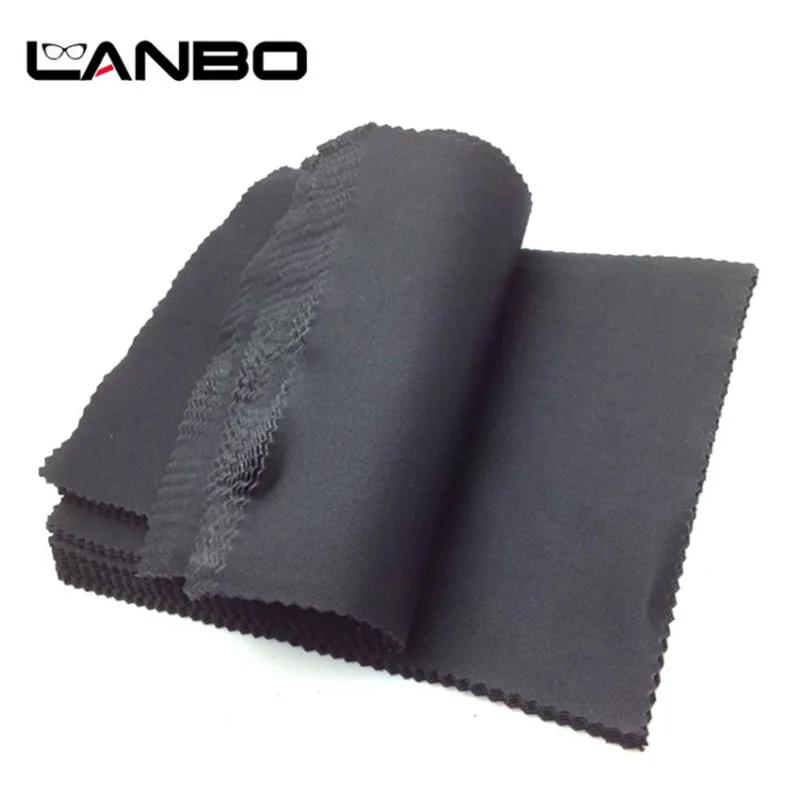 100 pièces emballage individuellement 15x15CM lentille vêtements chiffon de nettoyage microfibre lun