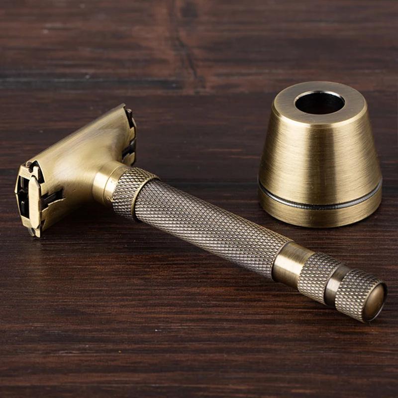 Nouveau Design luxueux rasoir papillon ouvert réglable sécurité classique pour superbe hommes rasage