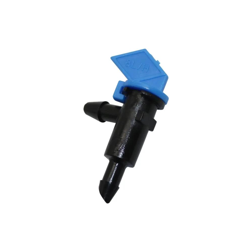 Goutteur de drapeau 4L/8L/16L, 200 pièces, 1/4 pouces, barbelé, flux stable, Micro émetteur d'irriga