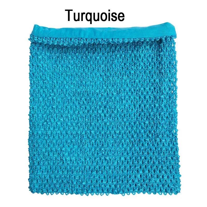 10x12 pouces grande taille doublé crochet bustier tubulaire tutu hauts bébé fille tube crochet haut 