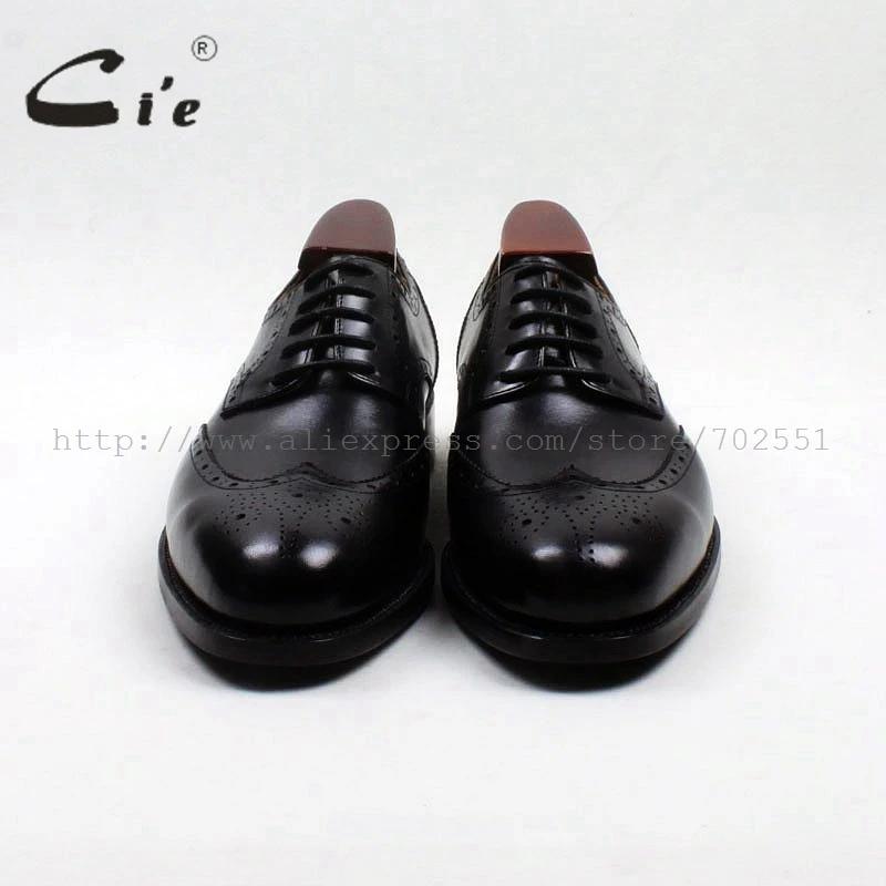 Cie Round Parker Full Brogues Cut-Outs pour homme, chaussure en cuir Derby faite à la main, 100% cui