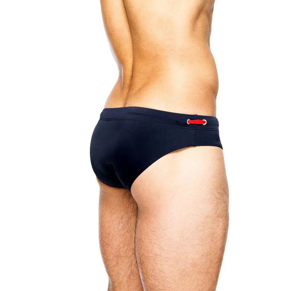 Sexy homme marque natation push-up pad maillot de bain taille basse natation hommes slips maillots d