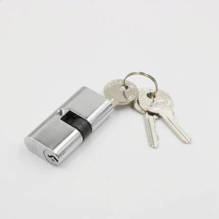 Noyau de serrure de porte intérieure, intercalaires de serrure à cadran unique, trou OB en verre, no