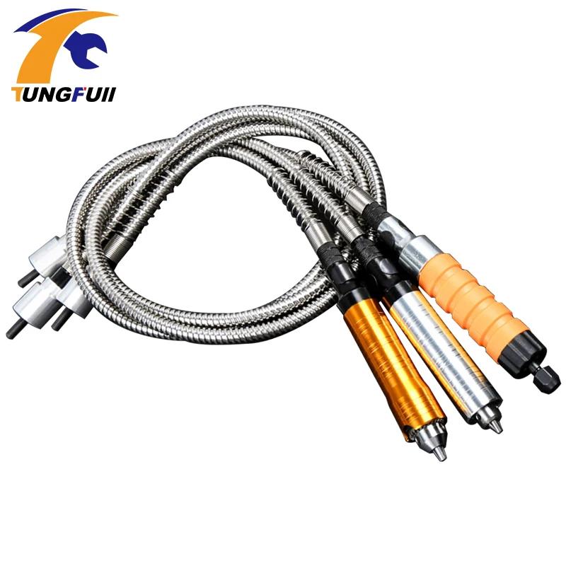 Tungfull-Mandrin de perceuse à tuyau flexible, enroulement électrique, machine à graver, stylo de gr