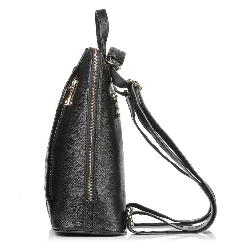 Sac à dos Zency en cuir de crocodile pour femme, 100 % véritable, sac de voyage, de travail ou d'éco