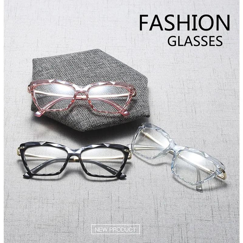 BCLEAR-Lunettes Optiques Œil de Chat Transparentes pour Femme, Styles à la Mode