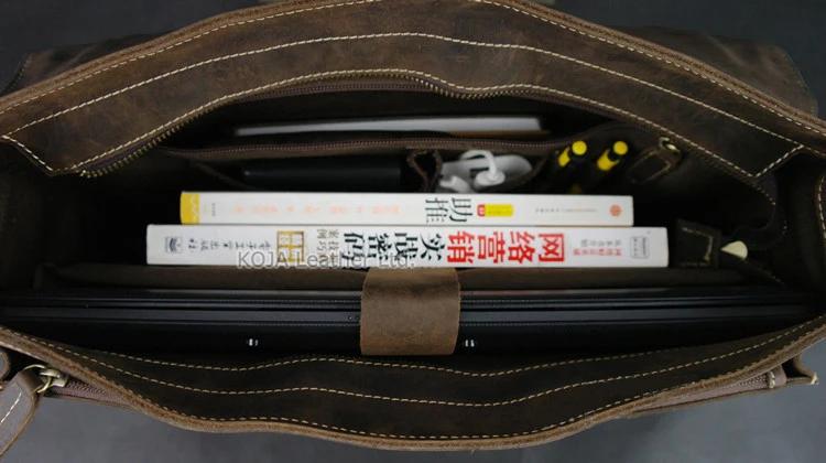 Sac messager en cuir véritable pour homme, sac à main fourre-tout pour homme, sac pour ordinateur po