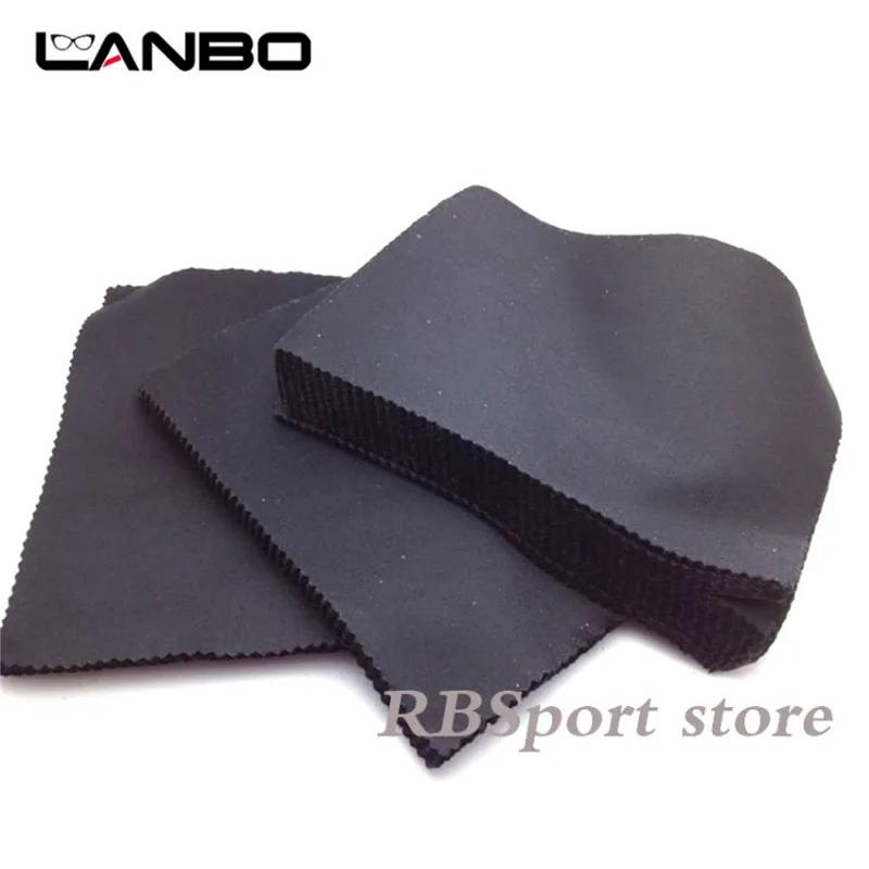 100 pièces emballage individuellement 15x15CM lentille vêtements chiffon de nettoyage microfibre lun