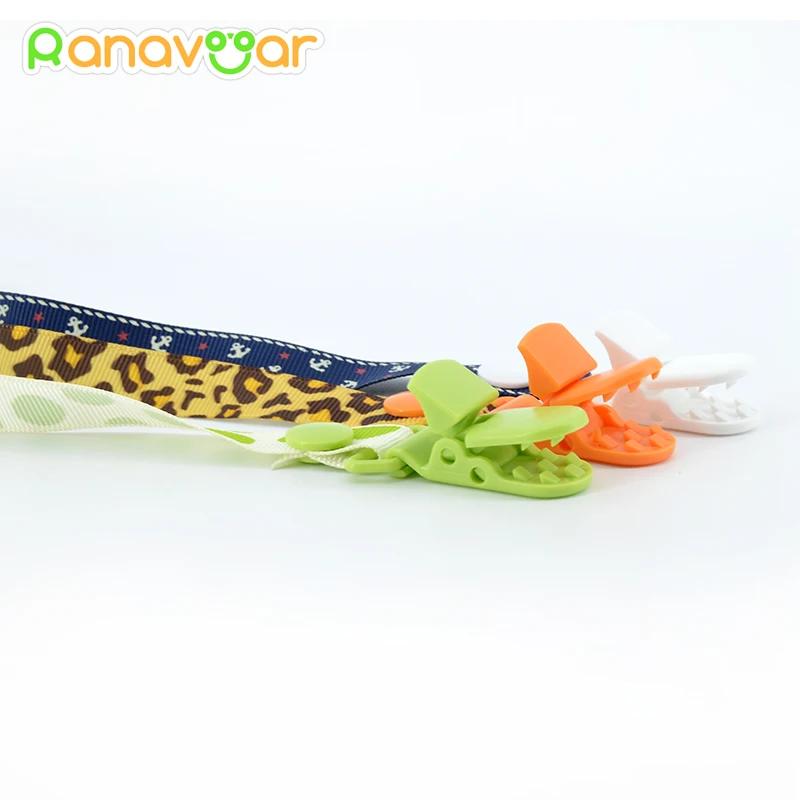 Attache-sucette pour bébé, chaîne pour sucette, ruban, Chupetas, support factice amusant, sangle de 