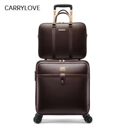 Valise de Voyage Personnalisée en PVC de 16/18/20/22/24 Pouces, Sac à Main et Bagages à Roulettes, à