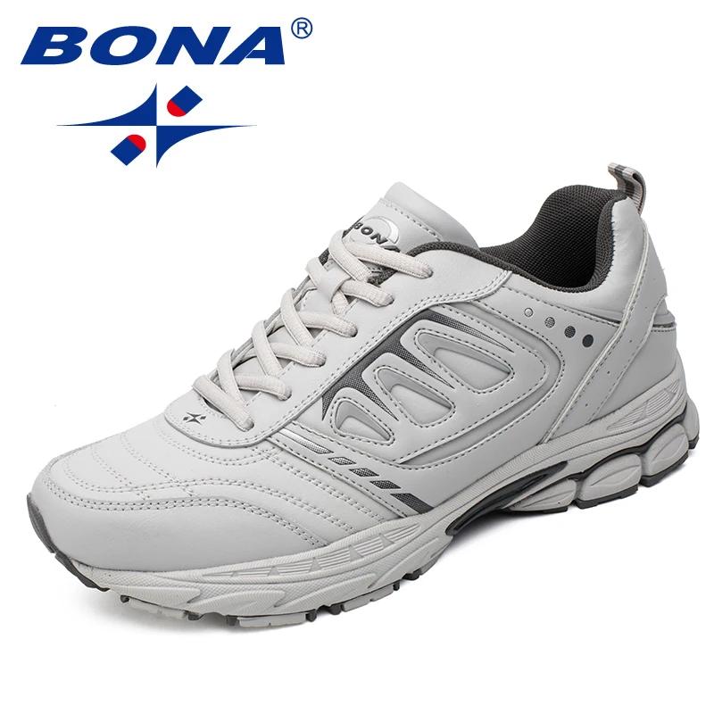 BONA nouveau Style hommes chaussures de course en plein air Jogging Trekking baskets à lacets chauss