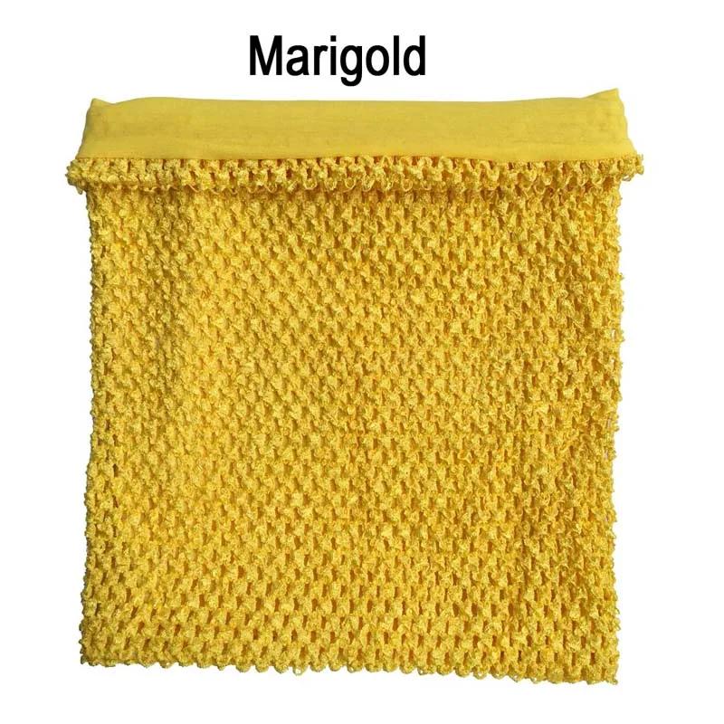 10x12 pouces grande taille doublé crochet bustier tubulaire tutu hauts bébé fille tube crochet haut 