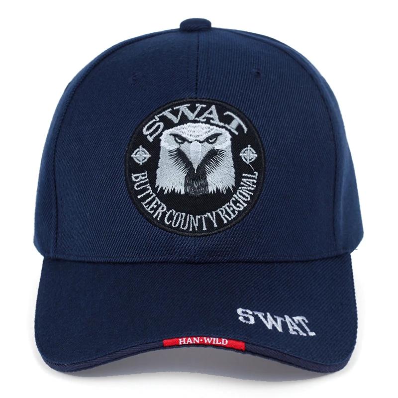 SWAT armée casquette mâle brodé aigle noir casquettes de Baseball hommes Gorras Para Hombre femmes S
