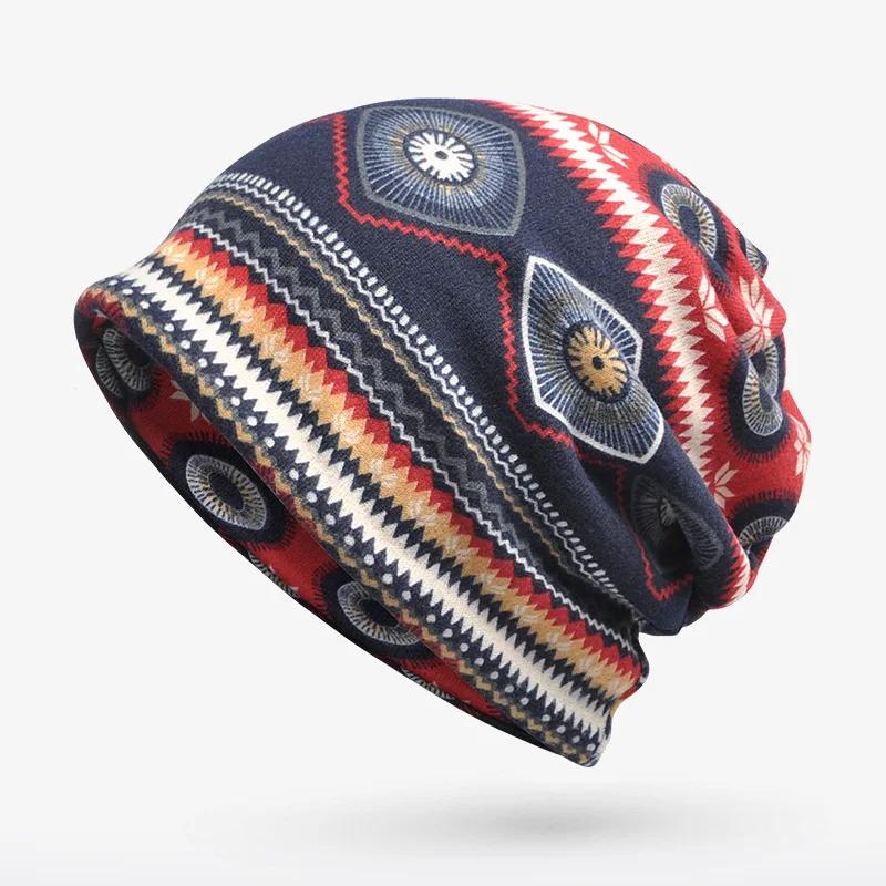 COKK – Bonnet de protection en coton pour femme et homme, style Vintage, élastique et extensible, id
