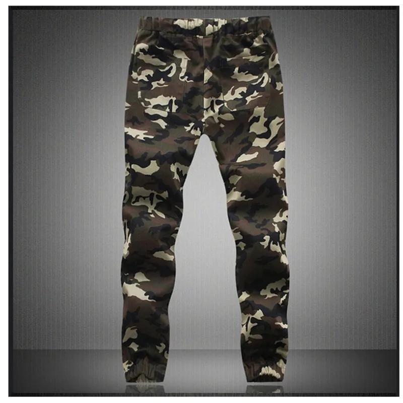 Pantalon de jogging militaire camouflage pour homme 2026 – Coton pur – Printemps/Automne – Coupe cra
