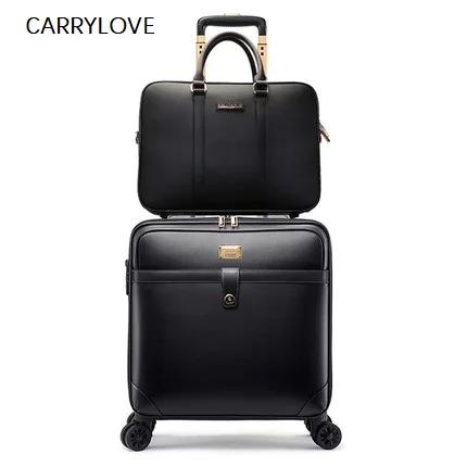 Valise de Voyage Personnalisée en PVC de 16/18/20/22/24 Pouces, Sac à Main et Bagages à Roulettes, à