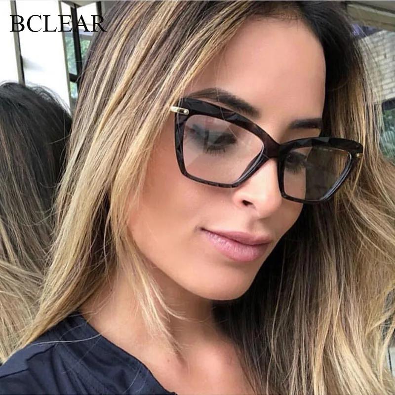 BCLEAR-Lunettes Optiques Œil de Chat Transparentes pour Femme, Styles à la Mode
