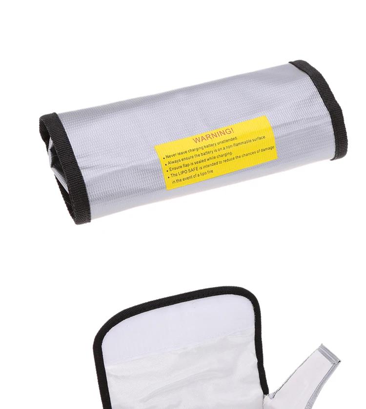185x75x60mm carré RC LiPo sac de sécurité batterie sécurité ignifuge antidéflagrant garde batterie P