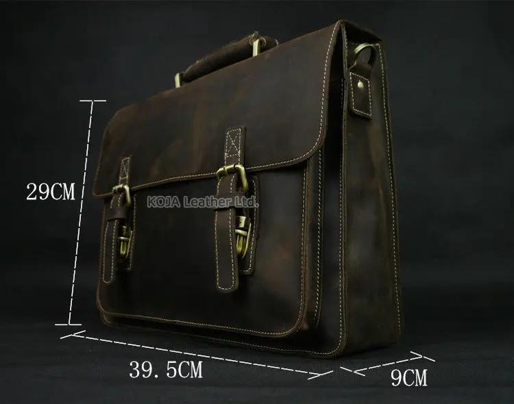Sac messager en cuir véritable pour homme, sac à main fourre-tout pour homme, sac pour ordinateur po